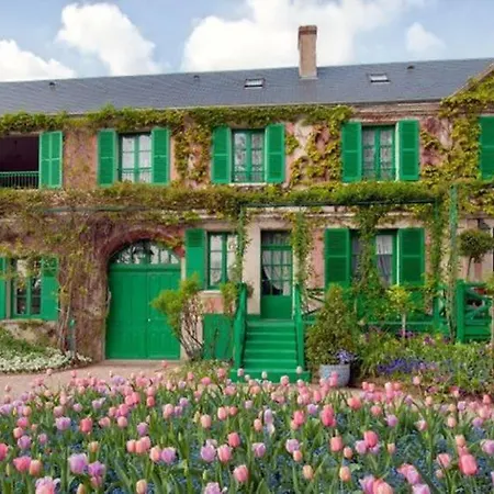 펜션 Joli Cocon Avec Terrasse Entre Giverny Et La Roche Guyon *